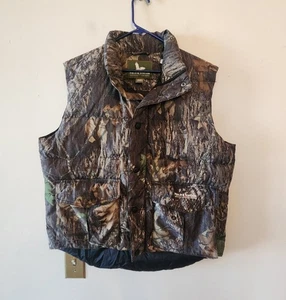 Field And Stream Down Hunting Vest Size mens medium Mossy Oak Break Up - Picture 1 of 4