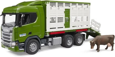 Bruder Scania Super 560R camion per il bestiame con 1 bestiame 03548 - Immagine 1 di 4