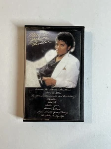 Vintage 1982 Michael Jackson - Thriller Cassette Tape Complete In Case - Imagen 1 de 13