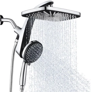 High Pressure Rain Shower Head: Upgrade Shower Heads with Handheld Spray Comb... - Picture 1 of 7