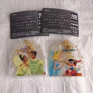 Set Portachiavi Disney Pinocchio Principessa Bacio Magico Acrilico - Foto 1 di 2