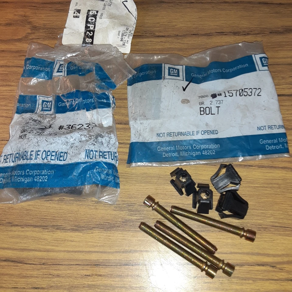 4  NOS GM New Headlight Adjuster Screw Base Assemblies 88-98 Chevy C/K Truck H5 - Image 1 of 1