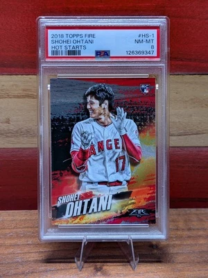 2018 Topps Fire - Hot Starts Shohei Ohtani #HS-1 (RC) - Image 1 of 4