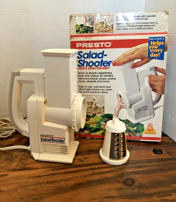 Vintage Presto SaladShooter Electric Slicer Shredder Working Convenient 90's - Image 1 of 4