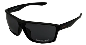 Timberland Mens Rectangle Matte Black Plastic Sunglass, Mirror Lens TB7235. 2A - Picture 1 of 13