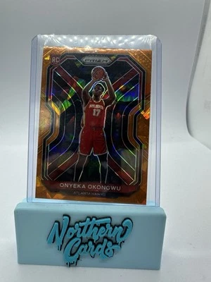 ONYEKA OKONGWU 2020-21 PRIZM RC ROOKIE ORANGE CRACKED ICE PRIZM *MM - Image 1 of 2