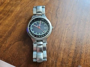 Skagen Mens Ultra Slim Blue Dial Divers Outer Black Bezel 38mm A8LSXN Denmark - Picture 1 of 6