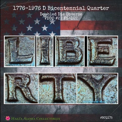 🇺🇲 1776-1976 D Mint Bicentennial Quarter 25c RARE DDO FS-102 Collectible - Image 1 of 4
