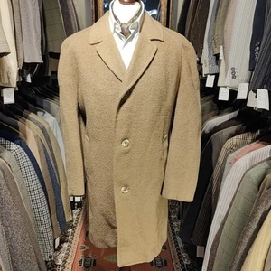 Vintage Herren 46R - 48R Kamelhaar Mantel Tweed Anzug Sakko Blazer Harris Style XL - Bild 1 von 17