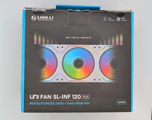 Lian-Li UF-SLIN120-3B UNI LÜFTER mit SL INFINITY Controller weiß (UF-SLIN120-3W) - Bild 1 von 6