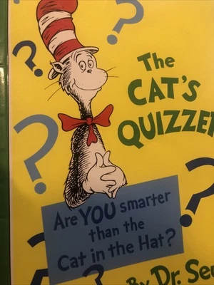The Cat's Quizzer are you smarter than the Cat in the Hat by Dr. Seuss PB 1990 - Image 1 of 4