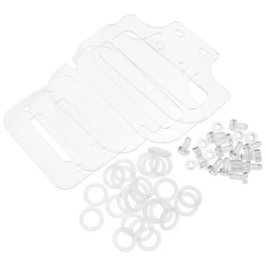  1 Juego Jaula Hámster Accesorios Hágalo Usted Mismo - Juego de Tornillos y Pernos de Plástico Transparente con - Imagen 1 de 12