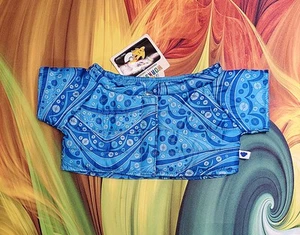 NUEVO Build-a-Bear Pokemon Piplup Chaqueta Azul Ropa de Peluche Conjunto 90E - Imagen 1 de 2