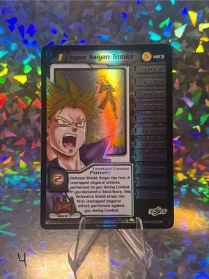 DBZ CCG Holo Super Saiyan Trunks M23 Limited Android Saga Subset - Image 1 of 3