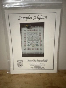 "Sampler Afghan" modello punto croce e solo istruzioni - Foto 1 di 3
