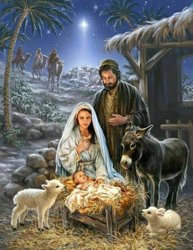Christmas Jigsaw Puzzle by Springbok  Savior is Born 1000 Piece USA Made - Image 1 of 4