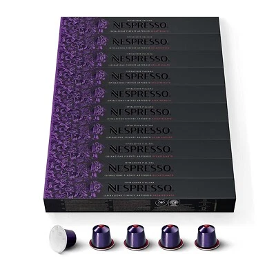 NESPRESSO ORIGINAL, Arpeggio Decaffeinatio, dunkle Röstung, 100 Kaffeekapseln - Bild 1 von 4