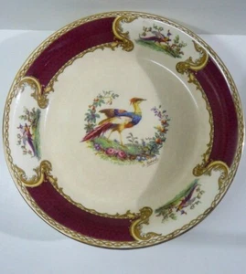 VINTAGE ROYAL CROWN MYOTT STAFFORDSHIRE BOWL ASIATIC PHEASANT A.ROBERT - Picture 1 of 10