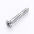 M6 Phillips Screws Countersunk Flat Head A2 Stainless Steel Bolts Machine Wood
