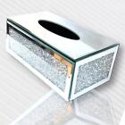 Silver Crushed Diamond Crystal Tissue Napkins Box Holder Dispensers Home Décor
