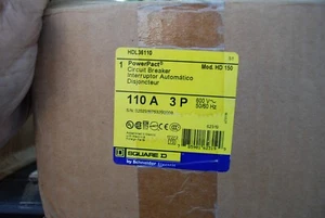 Square D HDL36110 Powerpact Formgehäuse-Leistungsschalter - Bild 1 von 3