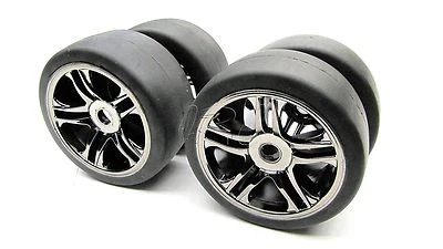 Fits Traxxas 64077-3 XO-1 - TIRES Front/Rear Set of 4 Wheels Tyres factory glued - Image 1 of 2