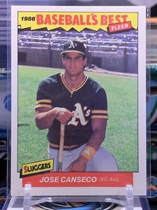 1986 Fleer Baseball's Best #5 JOSE CANSECO RC - Athletics - Rookie JH 8D - Picture 1 of 2