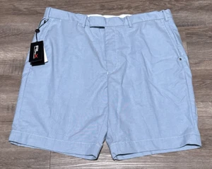 NUEVO RLX Ralph Lauren Para hombres Talla 38 Calce A Medida Azul Oxford Pantalones Cortos de Golf - Imagen 1 de 7