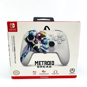 PowerA - Enhanced Wired Controller for Nintendo Switch - Metroid Dread 10ft - Picture 1 of 7