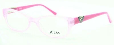 NUEVAS GAFAS RX CON MONTURAS AUTÉNTICAS ROSAS GU 9124 PNK GU9124 48-15 ADIVINAR NIÑOS Foto 1 de 3