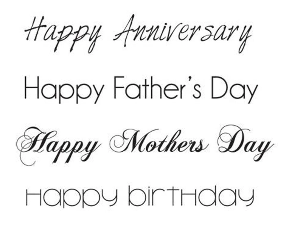 Juego de sellos de goma sin montar transparentes OCASIONES pequeñas Kaisercraft CS916 NUEVO Foto 1 de 1