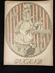 1903 JUGEND "Youth" Magazine Oktober 28 Nr.45 German Art Nouveau Illustrated - Picture 1 of 8