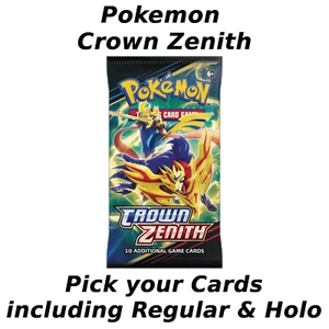 Pokemon Crown Zenith PICK YOUR CARD Regular Commons Foils Reverse Holos & Rare - Picture 1 of 77