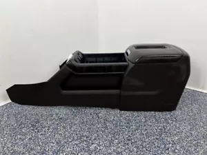 2014-2015 Chevy Silverado 1500 Front Floor Center Console W/O Entertainm Black - Picture 1 of 10
