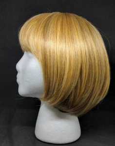 Vivica A Fox pure stretch cap Blonde  Bob Wig with Bangs Modacrylic Beauty - Picture 1 of 9