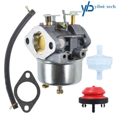 YIBEI-TECH Carburetor For Tecumseh 632334A 632334 HM70 HM80 7HP 8HP 9HP Snow Blower Carb