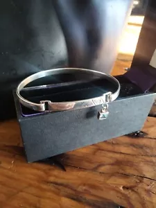Kit Heath Kh 04 925 Blue Topaz Hook Bracelet Bangle Vintage Box Scottish Celtic - Picture 1 of 10