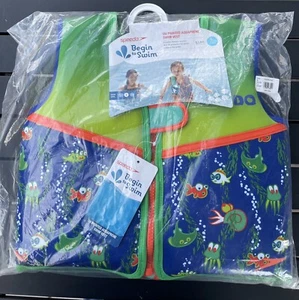 Speedo Unisex-Child Swim Flotation Classic Life Vest Begin to Swim UPF 50 ~ NEW! - Picture 1 of 6