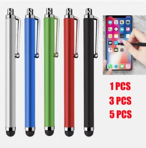 1-5PCS STYLUS PENS SCREEN TOUCH RUBBER TIP FOR TABLET ANDROID MOBILE PHONES NEW - Picture 1 of 15