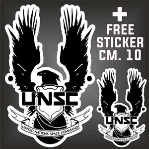 AUFKLEBER Halo UNSC decal sticker autocollant pegatina + 1 FREE STICKER CM. 10 - Bild 1 von 1