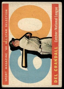 1960 Topps #568 Del Crandall - Picture 1 of 2