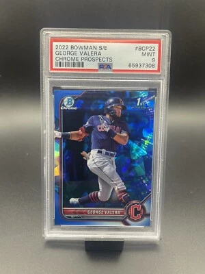 2022 Bowman Sapphire George Valera 1st Bowman PSA 9 Mint #BCP22 - Image 1 of 2