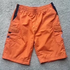 Clemson Tigers Shorts Men L Orange Performance Lined Basketball Football Starter - Picture 1 of 13