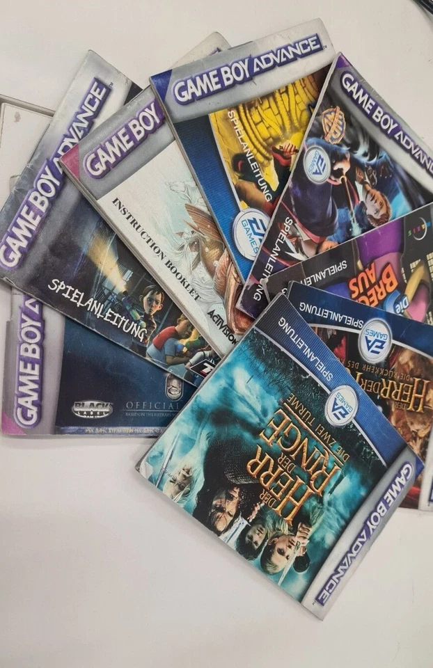 Nintendo game Boy Advance Instruction Booklet Manual only Original No game - Image 1 of 1