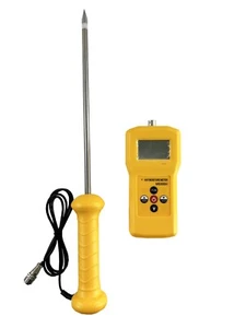 Medidor de humedad de heno Probador de humedad de heno con aguja de 0-80% de resolución 0,1 28 cm - Imagen 1 de 19