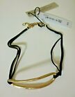 Nordstrom Treasure and Bond Women's Brown Sueded Brass Oval Choker NWT 39