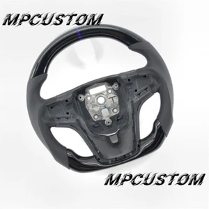 Fit For Chevrolet Camaro SS ZL1 2012-2015 Black Carbon Fiber Steering Wheel - Picture 1 of 8