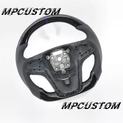 Fit For Chevrolet Camaro SS ZL1 2012-2015 Black Carbon Fiber Steering Wheel - Image 1 of 4