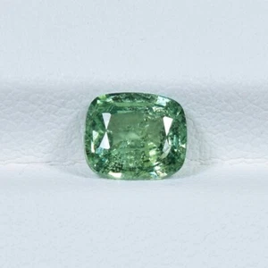 1,53 ct BESTER FUNKELNDER GLANZ GRÜNER NATÜRLICHER DEMANTOID GRANAT - Kissen Video!! - Bild 1 von 3