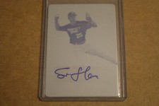 SAM HALL 2016 Leaf PERFECT GAME Autograph PRINTING PLATE #1/1 CLEMSON TIGERS